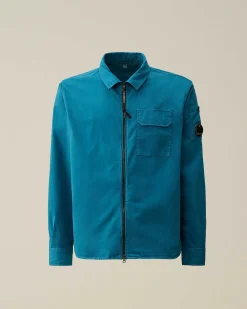Gabardine Zipped Shirt^C.P. Company Hot