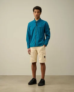 Gabardine Zipped Shirt^C.P. Company Hot