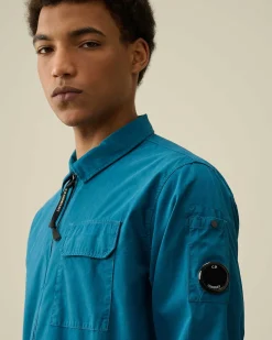 Gabardine Zipped Shirt^C.P. Company Hot