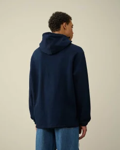 Indigo Fleece Hoodie^C.P. Company Hot