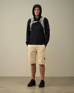 Light Fleece Zipped Hoodie^C.P. Company Best