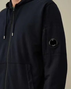 Light Fleece Zipped Hoodie^C.P. Company Best