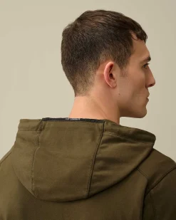 Light Fleece Zipped Hoodie^C.P. Company Shop