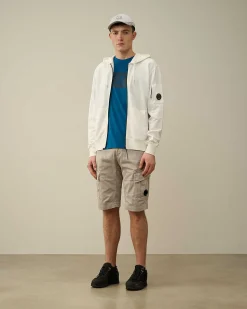 Light Fleece Zipped Hoodie^C.P. Company Cheap