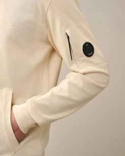 Light Fleece Zipped Hoodie^C.P. Company Store