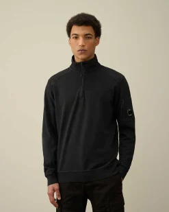 Light Fleece Zipped Sweatshirt^C.P. Company Online
