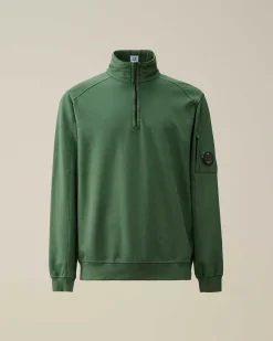 Light Fleece Zipped Sweatshirt^C.P. Company Cheap