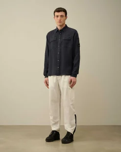 Linen Pocket Shirt^C.P. Company Cheap