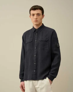 Linen Pocket Shirt^C.P. Company Cheap