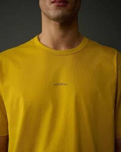 Metropolis Series Mercerized Jersey Logo Print T-Shirt^C.P. Company Fashion