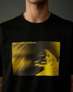 Metropolis Series Mercerized Jersey Graphic Metro T-Shirt^C.P. Company Sale