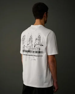 Metropolis Series Mercerized Jersey Logo Graphic T-Shirt^C.P. Company Hot