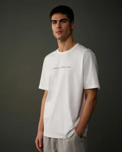 Metropolis Series Mercerized Jersey Graphic Badge T-Shirt^C.P. Company Best