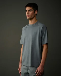 Metropolis Series Mercerized Jersey Logo T-Shirt^C.P. Company Cheap