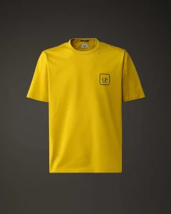 Metropolis Series Mercerized Jersey Logo Graphic T-Shirt^C.P. Company Best Sale