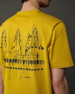 Metropolis Series Mercerized Jersey Logo Graphic T-Shirt^C.P. Company Best Sale