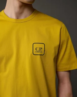Metropolis Series Mercerized Jersey Logo Graphic T-Shirt^C.P. Company Best Sale