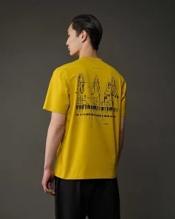 Metropolis Series Mercerized Jersey Logo Graphic T-Shirt^C.P. Company Best Sale