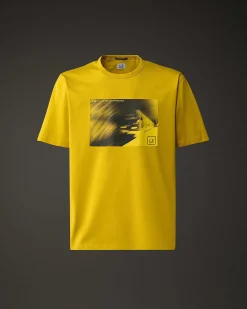 Metropolis Series Mercerized Jersey Graphic Metro T-Shirt^C.P. Company Online