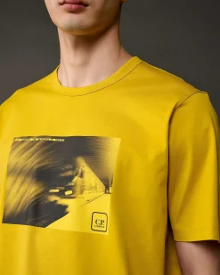 Metropolis Series Mercerized Jersey Graphic Metro T-Shirt^C.P. Company Online