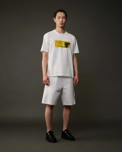 Metropolis Series Mercerized Jersey Urban Mobility T-Shirt^C.P. Company Best Sale