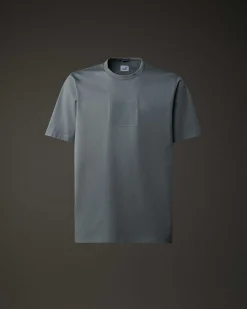 Metropolis Series Mercerized Jersey Logo Badge T-Shirt^C.P. Company Store