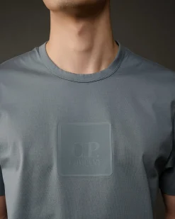 Metropolis Series Mercerized Jersey Logo Badge T-Shirt^C.P. Company Store