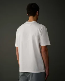 Metropolis Series Mercerized Jersey Logo Badge T-Shirt^C.P. Company Fashion