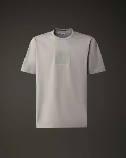 Metropolis Series Mercerized Jersey Logo Badge T-Shirt^C.P. Company Cheap