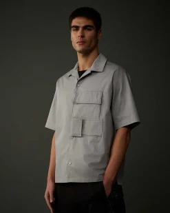 Metropolis Series Short Sleeved Gabardine Shirt^C.P. Company Discount
