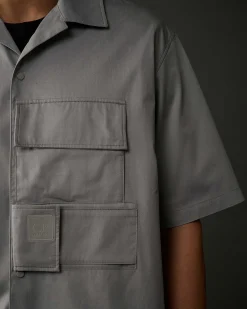 Metropolis Series Short Sleeved Gabardine Shirt^C.P. Company Discount