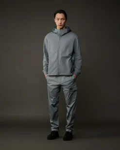 Metropolis Series Stretch Fleece Mixed Zipped Hoodie^C.P. Company Clearance