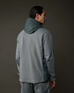 Metropolis Series Stretch Fleece Mixed Zipped Hoodie^C.P. Company Clearance