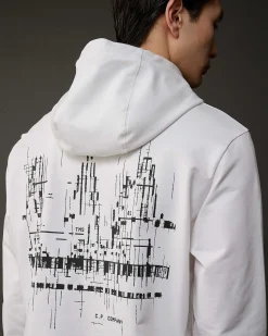 Metropolis Series Stretch Fleece Graphic Hoodie^C.P. Company Cheap