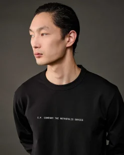 Metropolis Series Stretch Fleece Graphic Sweatshirt^C.P. Company Store