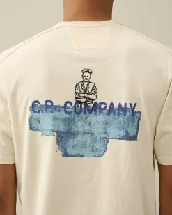 Natural Jersey T-Shirt^C.P. Company Fashion