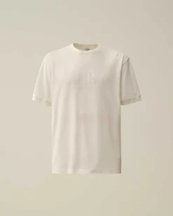 Piquet Waffle Logo T-Shirt^C.P. Company Clearance