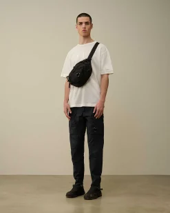 Piquet Waffle Logo T-Shirt^C.P. Company Clearance