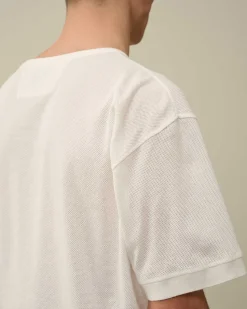 Piquet Waffle Logo T-Shirt^C.P. Company Clearance