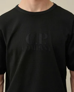 Piquet Waffle Logo T-Shirt^C.P. Company Discount
