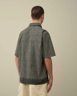 Popeline Baja Print Shirt^C.P. Company Store