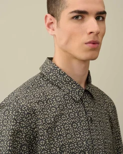 Popeline Baja Print Shirt^C.P. Company Store