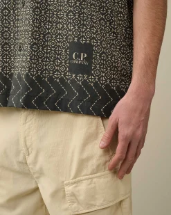 Popeline Baja Print Shirt^C.P. Company Store