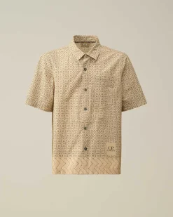 Popeline Baja Print Shirt^C.P. Company Online