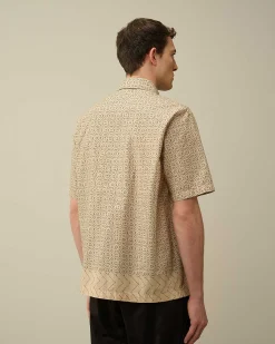 Popeline Baja Print Shirt^C.P. Company Online