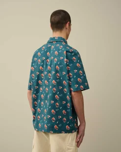 Popeline Sponged Print Shirt^C.P. Company Hot
