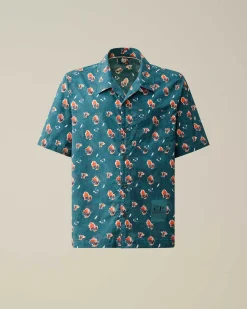Popeline Sponged Print Shirt^C.P. Company Hot