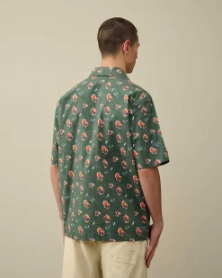 Popeline Sponged Print Shirt^C.P. Company Sale