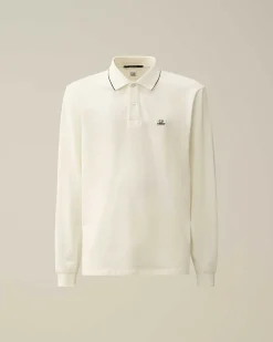 Stretch Piquet Regular Long Sleeved Polo Shirt^C.P. Company Online