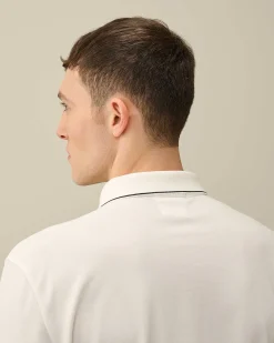 Stretch Piquet Regular Long Sleeved Polo Shirt^C.P. Company Online